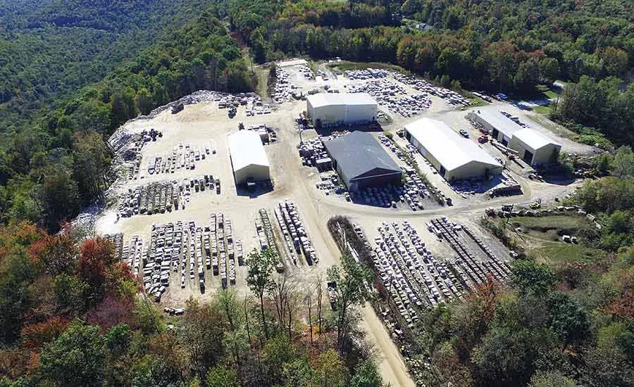 Cutting facility of Russell Stone Products, Inc.