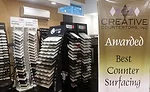 Creative Countertops showroom samples