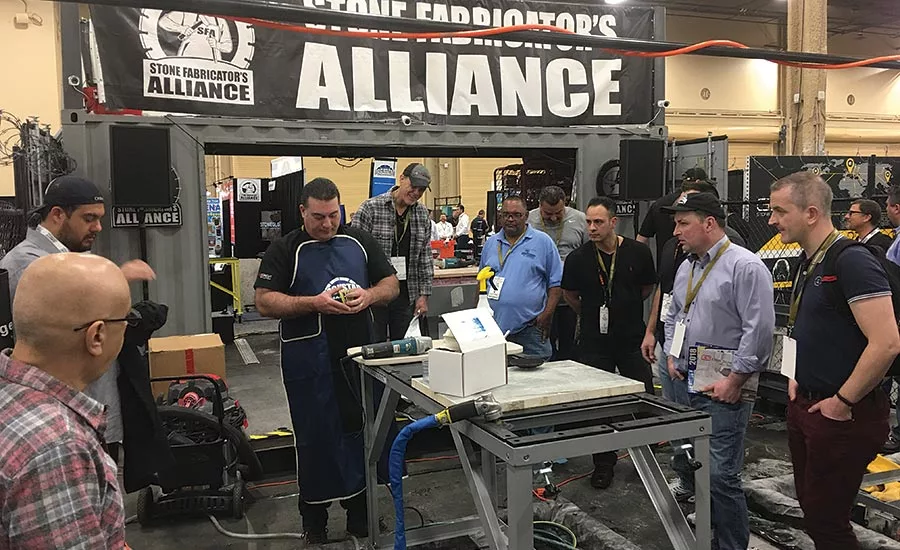 Stone Fabricator’s Alliance educates in The Cage
