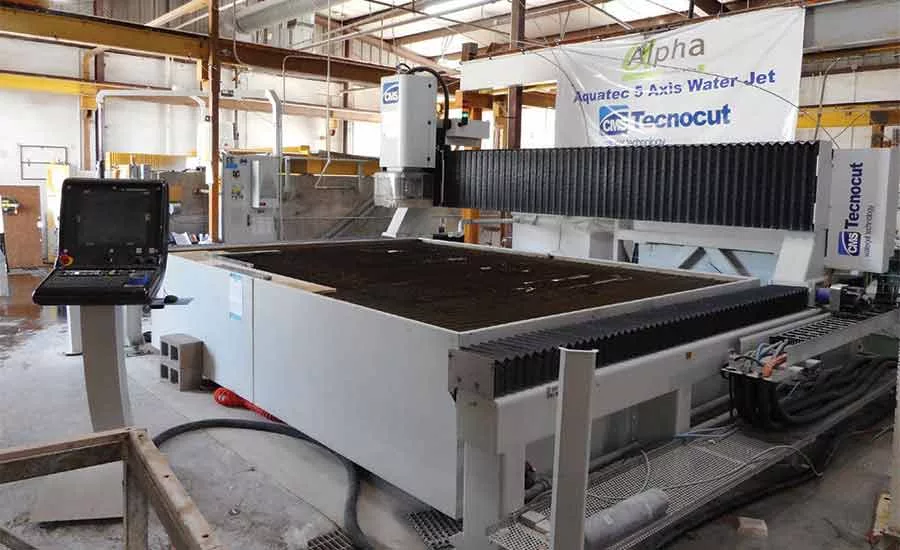 CMS 5-axis Technocut Aquatec waterjet