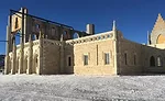 Monks use Kansas Silverdale limestone for their monastery