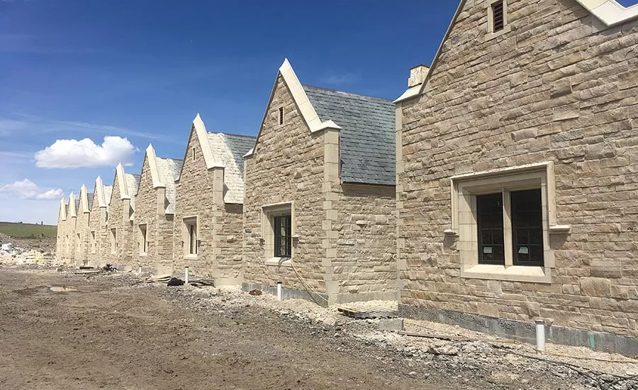 Monks choose natural stone for their monastery