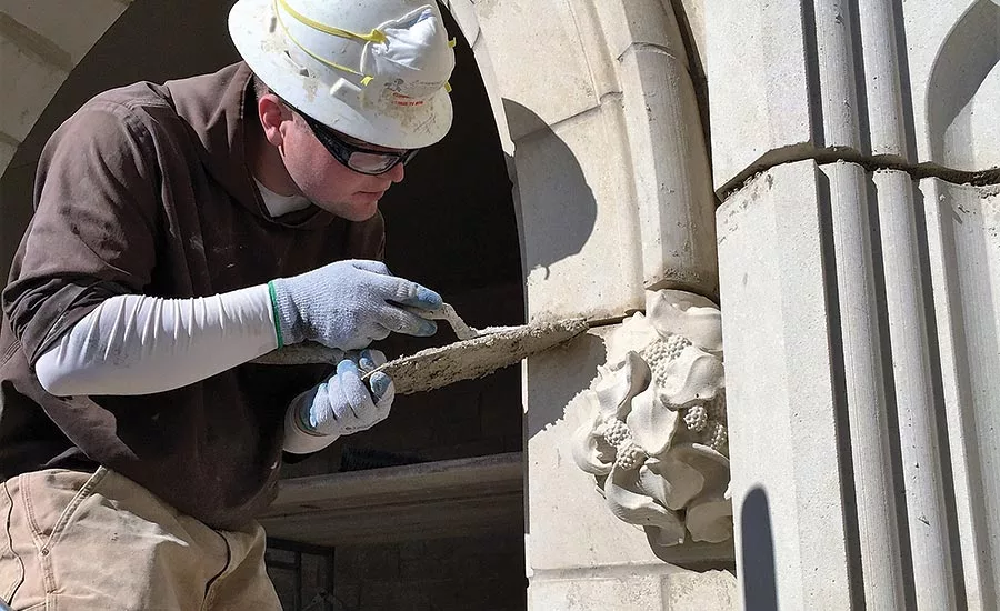 Monks serve as their own construction and fabrication teams
