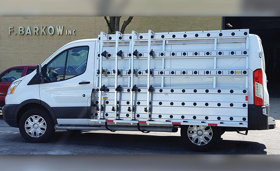 Cargo van racks by F. Barkow Inc.