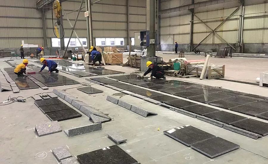 Xiamen Stone Enterprise post fabrication area