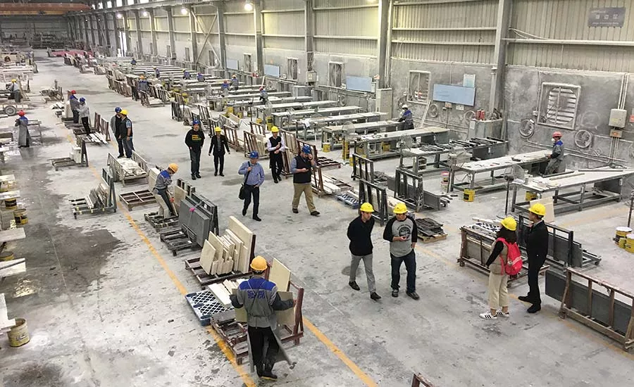 Xiamen Ally Stone Industrial Co. production process