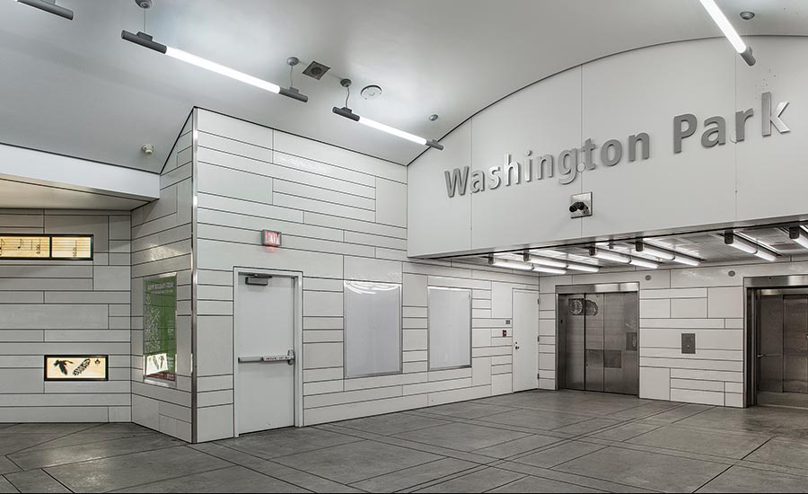 The Washington Park Tri-Met Station in Portland, OR