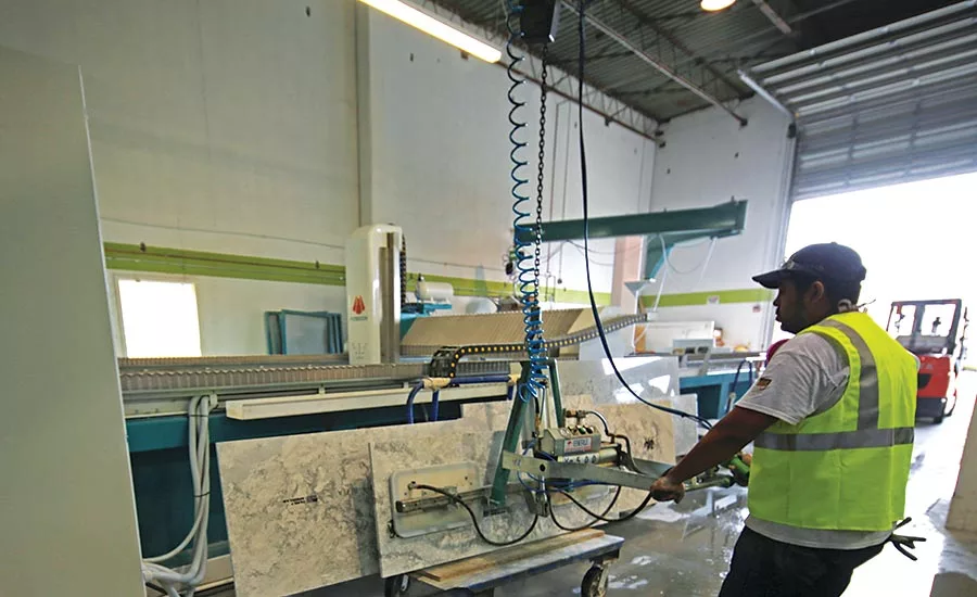 monthly production of countertops