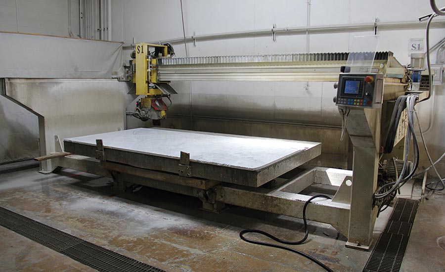 Factory Plaza granite fabrication shop