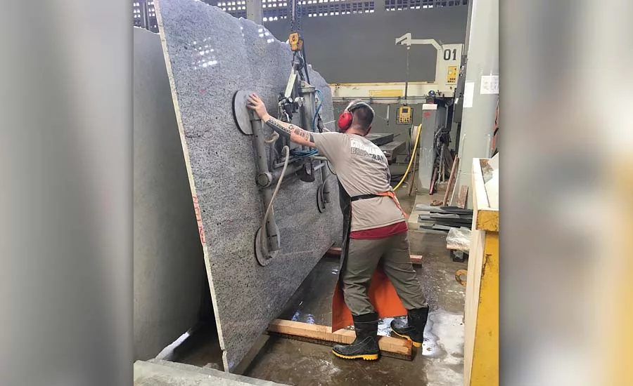 production of granite, marble and quartzite