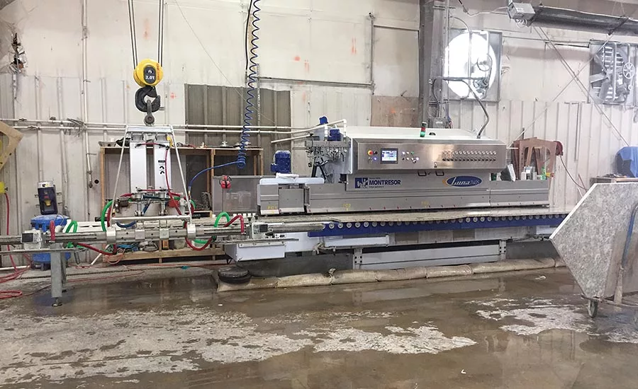 Montressor Luna 740S edge polishing line
