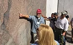 local geologist explained the granite formation