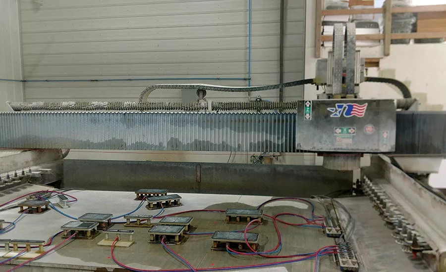 CNC saws, CNC router, polisher, digital templating systems
