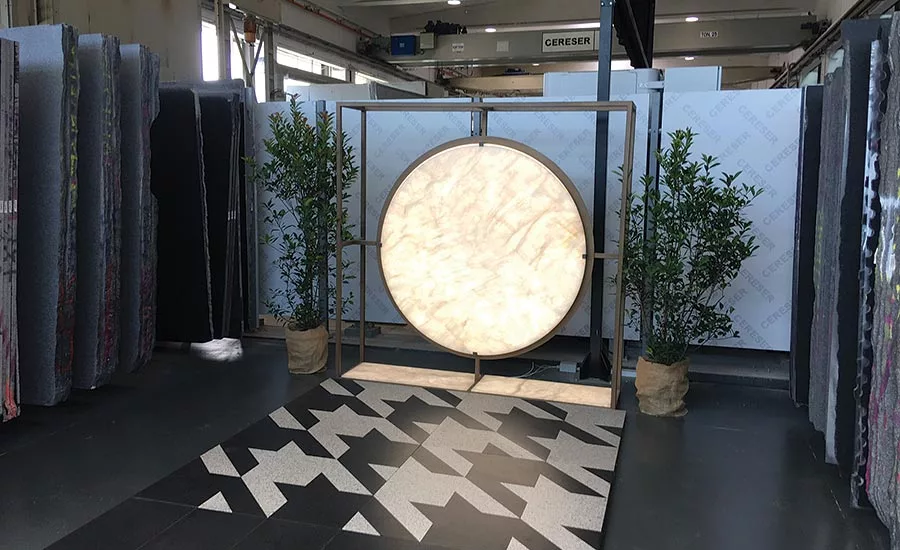Cereser warehouses as slab showrooms