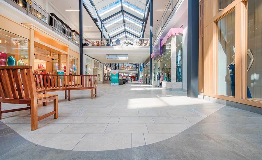 large-format porcelain tile
