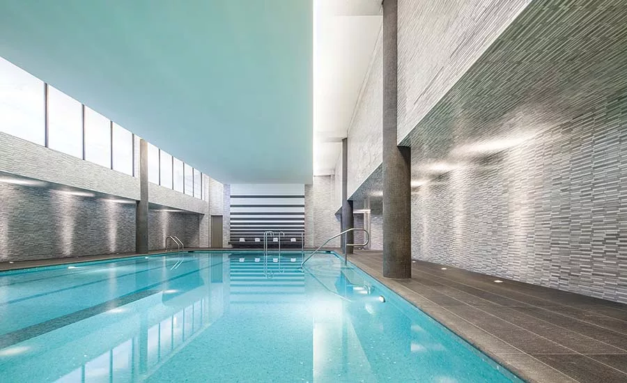 glass tile from Ceramic Technics and Laticrete products