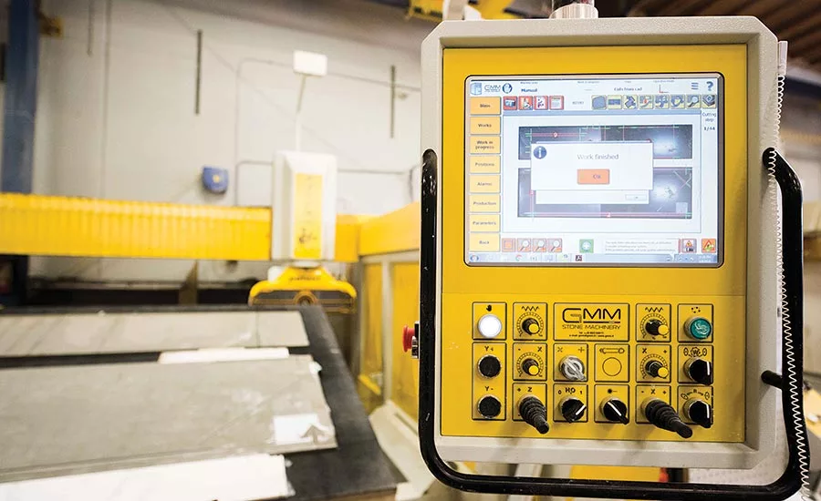 GMM CNC stoneworking center