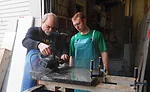 Stone fabrication shop offers real-life experience