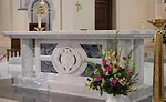 New slab marble altar for the Cathedral