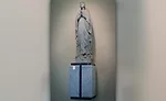 Carrara marble veining in a “V” pattern for Virgin Mary platform
