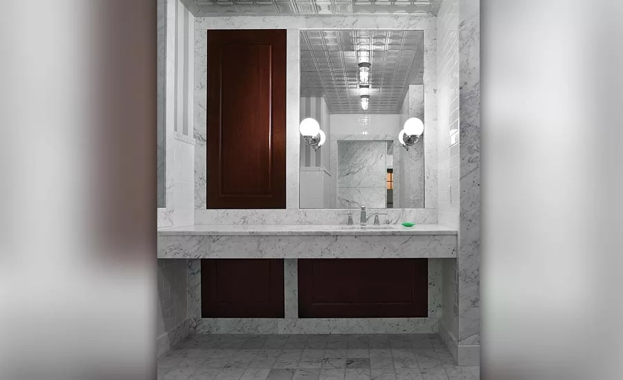 original marble was salvaged