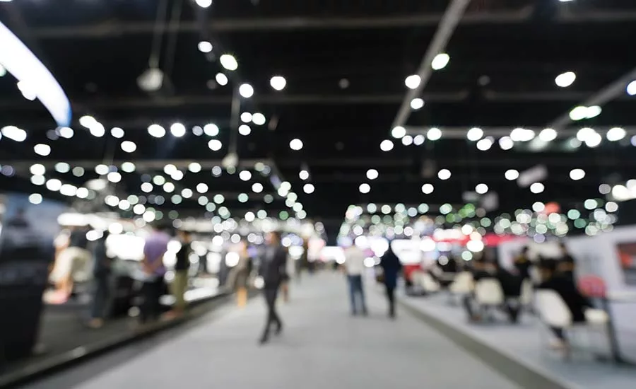 StonExpo set up in Atlanta, GA in 1987
