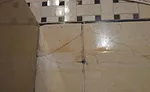cracked marble tile