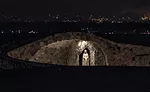 The grotto is overlooking the Missouri River Valley