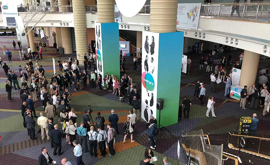 Coverings ribbon-cutting ceremony
