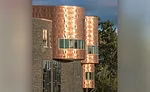 A Wave-like copper projection and canopy