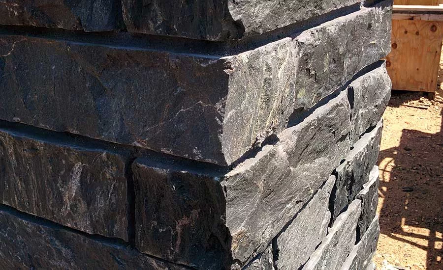 the design team reviewed a free-standing mock-up