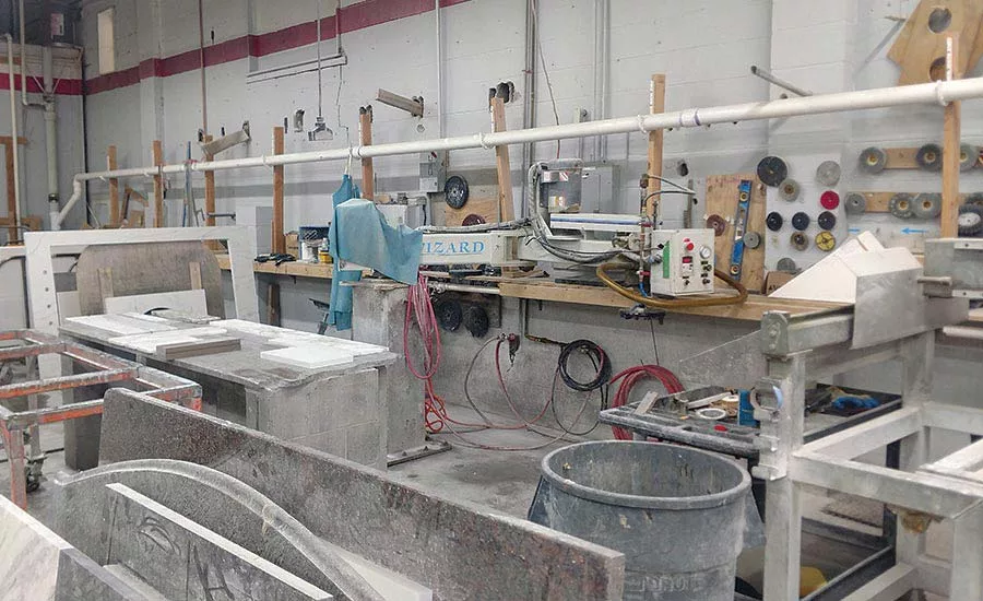 Park Industries Saber CNC sawjet and Wizard radial arm polisher
