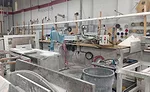 Park Industries Saber CNC sawjet and Wizard radial arm polisher