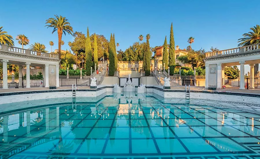 Neptune Pool at Hearst Castle in San Simeon, CA