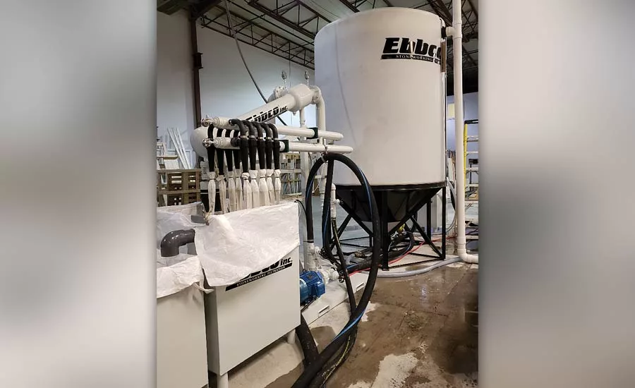 Ebbco’s cyclonic separator system