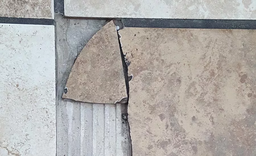 tile installation failure