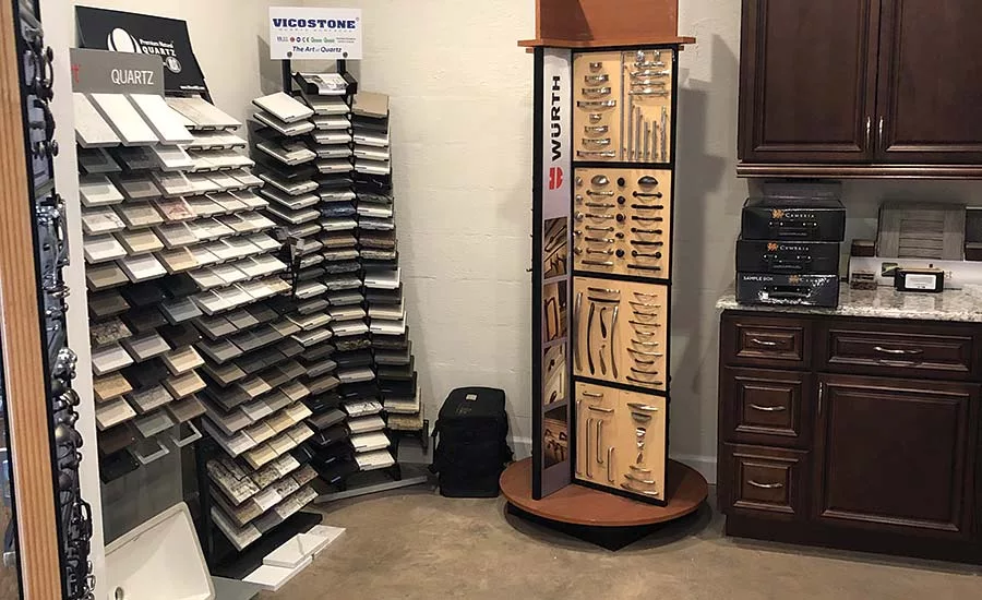 “one-stop shop” also sells cabinets