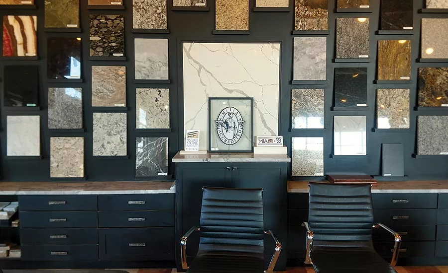 an accredited fabricator from the Natural Stone Institute