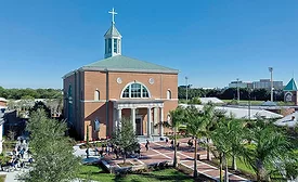 Rebuilding a house of worship with natural stone