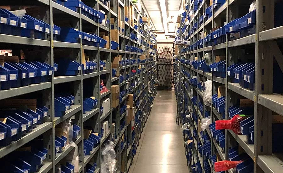 CMS spare parts storage