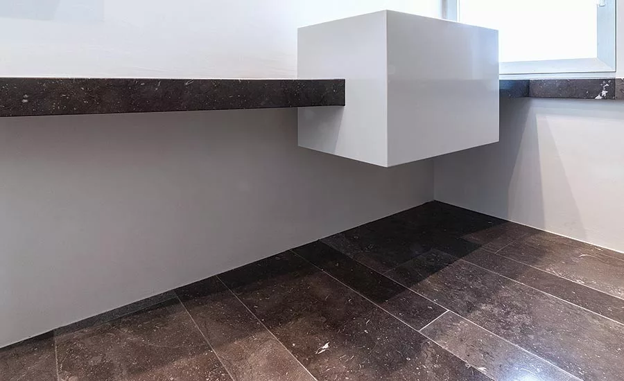 brushed Grigio Antracite marble
