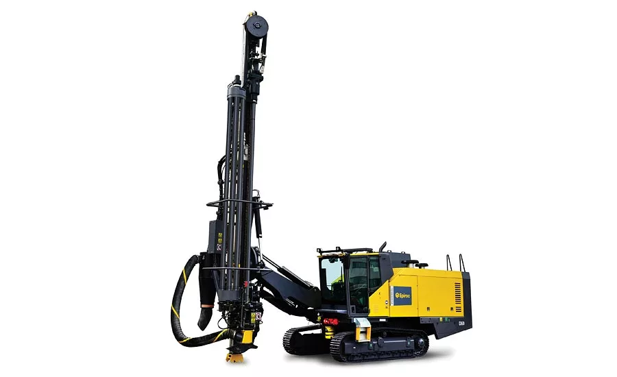 PowerROC D60 hydraulic DTH-rig from Epiroc