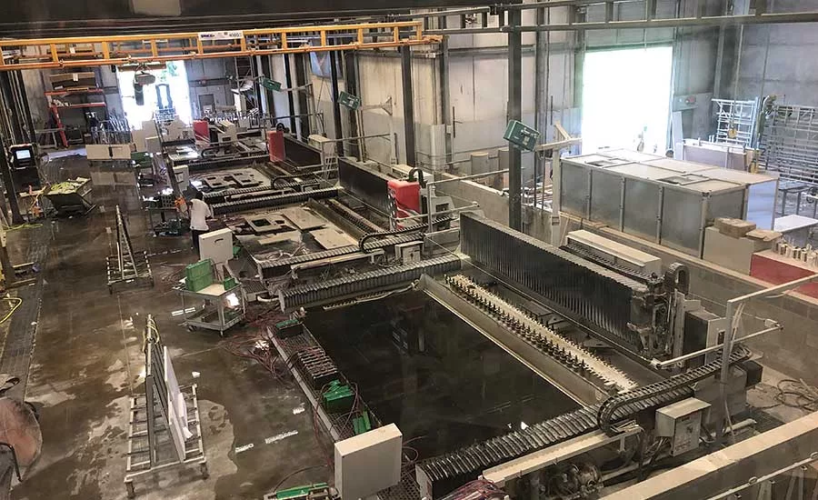 Park Industries Titan CNC routers and dual-table Fusion saw/waterjets