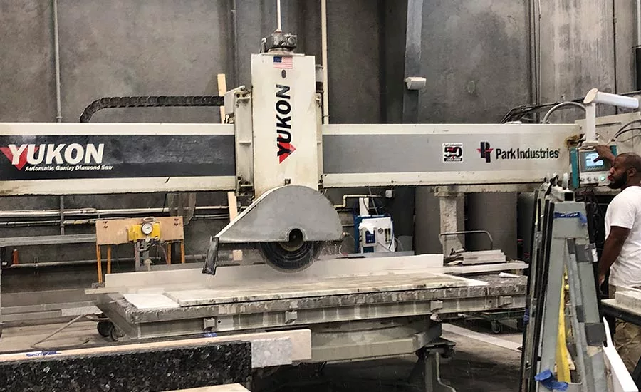 dual-table Fusion saw/waterjets from Park Industries