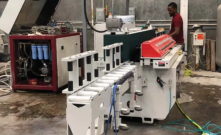 Fastback II flat edge polisher