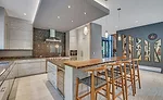 Brown Silk marble in the kitchen