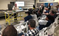 crowd of fabricators at Intermac’s Fall Open House