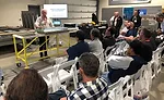 crowd of fabricators at Intermac’s Fall Open House