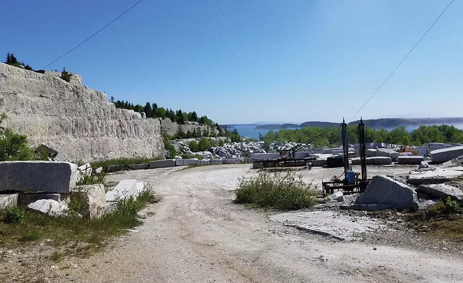 Deer Isle granite in Crotch Island, Stonington, ME