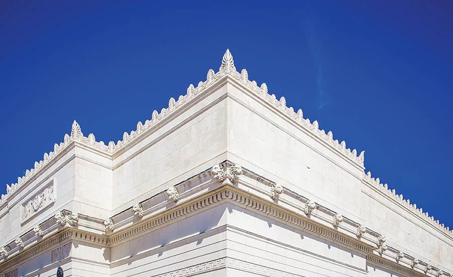 Restoring and preserving its ornate public face